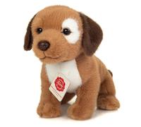 Teddy Hermann 91996 Chiot Chien Milow 25 cm, Jouet câlin avec Un Contenu recyclé idéal (matériau de Remplissage)