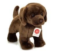 Teddy Hermann 91997 Brun Labrador Debout 30 cm, Jouet en Peluche avec Un Contenu recyclé idéal (matériau de Remplissage)