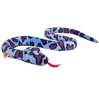 Teddy Hermann 92309 Serpent à Motifs Violet-Bleu 175 cm, Peluche