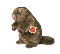 Teddy Hermann 92644 Marmotte 20 cm, Peluche | Design réaliste, détails soigneusement travaillés, dès 18 mois, lavable, rembourrage en polyester recyclé