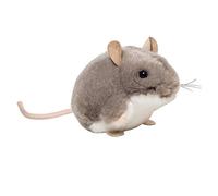 Teddy Hermann – Peluche souris grise – 9 cm – Rembourrage recyclé