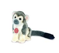 Teddy Hermann – Peluche Singe 92917 – 17 cm – Rembourrage recyclé – Gris