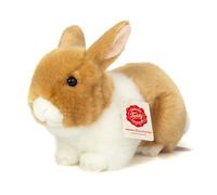 Teddy Hermann 93736 Bunny Beige-Blanc 23 cm, Jouet câlin avec Un Contenu recyclé idéal (matériau de Remplissage)