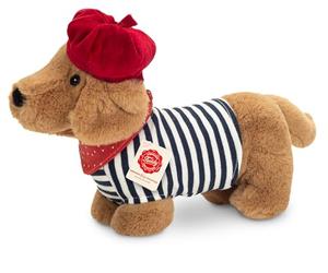 Teddy Hermann 93983 Teckel Claude 26 cm, Peluche | Peluche premium particulièrement douce, finition soignée, dès 18 mois, peluche douce