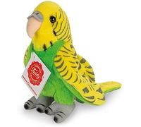 Teddy Hermann 94158 Budgie Green 13 cm, Jouet câlin avec Un Contenu recyclé idéal (matériau de Remplissage)