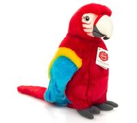 Teddy Hermann 94178 Ara Rouge Rouge 27 cm, Peluche