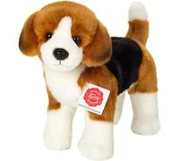 Teddy Hermann Beagle stehend, Kuscheltier, Stofftier, Plüschtier, Hund, Schwarz Braun Weiß, 23 cm, 919919