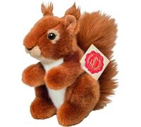Teddy Hermann Eichhörnchen, Kuscheltier, Stofftier, Plüschtier, Waldtier, aufwartend, Plüsch, Braun, 14 cm, 90843