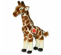 Teddy Hermann Giraffe, Kuscheltier, Stofftier, Plüschtier, Wildtier, stehend, Plüsch, Braun gemustert, 38 cm, 90587