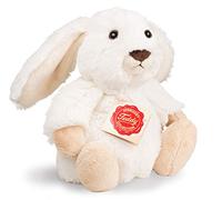 Teddy Hermann « Herzekind » 93856 Bunny Bunny Poppi Blanc 15 cm, Jouet en Peluche avec Un Contenu recyclé idéal (matériau de Remplissage)