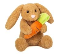 Teddy Hermann « Herzekind » 93958 Bunny Lilly w. Carotte 23 cm, Jouet câlin