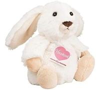 Teddy Hermann Peluche Lapin Poppi 938569 Blanc 15 cm
