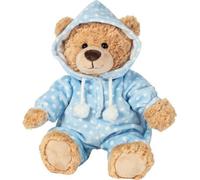 Teddy Hermann Schlafanzugbär, Kuscheltier, Stofftier, Plüschtier, Teddybär, Plüsch, Blau, 30 cm, 913870