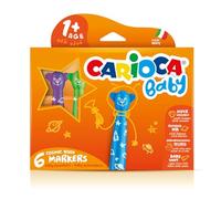 Carioca Marqueurs Teddy BABY - 6 pièces
