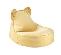 Teddy pouf enfant velours caramel salé Wigiwama - 4751030597379