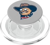 Teddy Roosevelt Rough Rider American National Parks Retro PopSockets PopGrip pour MagSafe