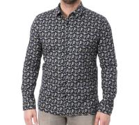 Teddy Smith C- Axel ML Chemise, Total Navy, Medium Homme