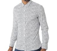 Teddy Smith Chemise Homme Carton ML Blanc/Micro Floral