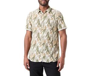Teddy Smith Homme C-Dieter MC Chemise, Naturel, XXL EU
