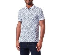 Teddy Smith PASY 2 MC Polo, Blanc/Floral, XS Homme