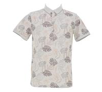 Teddy Smith Polo Homme Pasy 2 MC Blanc Ivoire Chine/Floral Taille L