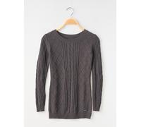 teddy smith pulls et sweat-shirts fille de couleur gris