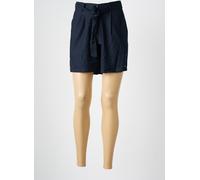 teddy smith shorts / bermudas femme de couleur bleu 36