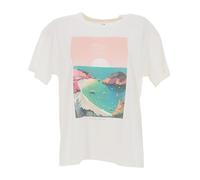 Teddy Smith Tee-Shirt Femme T-Eternal MC Middle White Taille L