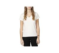 Teddy Smith Tee-Shirt Femme T-Mia MC Middle White Taille M