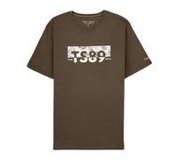 Teddy Smith Tee-Shirt Homme T-Ezio 2 MC Raven Kaki