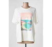 teddy smith tee-shirts et débardeurs femme de couleur blanc