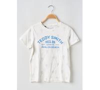 teddy smith tee-shirts et débardeurs garçon de couleur blanc 10 A