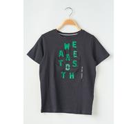 teddy smith tee-shirts et débardeurs garçon de couleur noir