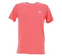 Teddy Smith The Tee 1 MC T-Shirt, Pop Coral Chine, L Homme
