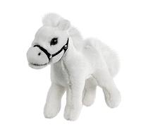 Teddys Rothenburg Cheval, nuage, blanc, 20 cm, en forme de poney