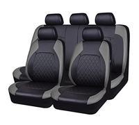 TEDE Housse de Siege Voiture pour Volkswagen VW Tiguan 2. Gen/Tiguan Allspace 2016-2023,9PCS Ensemble de Housses Siège Auto Compatible Airbag Latéral,A/9pcs Set Grey