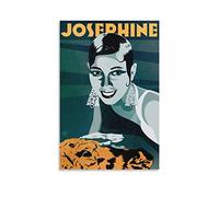 TeDe Josephine Baker Pop Art Poster décoratif sur toile pour salon et chambre à coucher 20 x 30 cm Style 2-3 sans cadre-2-1