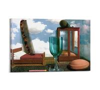 TeDe Personal-values, 1952 par Rene-Magritte Art Salon Chambre Affiches Peinture Décorative Peinture Impression Toile Mur 08x12inch(20x30cm) Cadre style