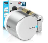 Tedee GO2 Alu Serrure Intelligente Connectée avec Cylindre EXXO Smart Bluetooth - Sécurité Classe 6, Entrée sans IY | Verrouillage Automatique | Compatible Matter, Alexa, Google, Apple