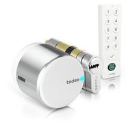 Tedee GO2 Alu Serrure Intelligente Connectée avec Keypad PRO et Cylindre EXXO Smart | Sécurité Classe 6, Empreinte Digitale, Entrée sans ompatible Matter, Alexa, Google Home, Apple, SmartThing