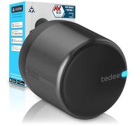 Tedee GO2 Alu Serrure intelligente Retrofit pour la porte, serrure numérique avec verrouillage automatique et application, sécurité Smart lock accès sans clé