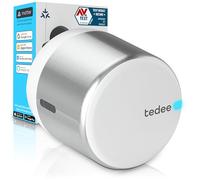 Tedee GO2 Alu Serrure intelligente Retrofit pour la porte, serrure numérique avec verrouillage automatique et application, sécurité Smart lock accès sans clé