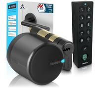 Tedee GO2 Serrure intelligente ave clavier Keypad Pro, cylindre modulaire EXXO Smart, serrure électronique pour porte, Bluetooth, accès à distance, Compatible Matter, Alexa, Google, Apple, SmartThings