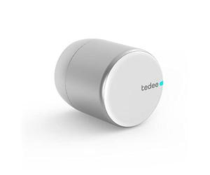 tedee Serrure de porte intelligente, facile à installer, contrôle via Bluetooth, gestion des accès à distance via application, fonctionne sur batterie, iPhone et Android, compatible HomeKit, Smart