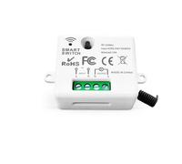 Tedeligo Kit interrupteur sans fil va et vient mini émetteur Radio Sans Fil 433 MHz interupteur sans fil 150 Mètres Plage De Contrôle 2200 Watt Commutateur sans fil Mobile (1 Récepteur)
