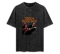 Tedeschi Trucks Band Blues Rock Music Men T-Shirt Black Unisex Tops Casual Tee M