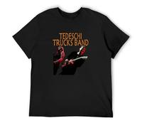 Tedeschi Trucks Band T-Shirt Cotton Men Summer Fashion Black Tee 3XL