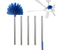 Tedious Brosse en Toile d'araignée avec rallonge,Brosse en Toile d'araignée Extensible Robuste avec Longue Perche - Dissolvant de Toile d'araignée pour Nettoyer Les Ventilateu de Plafond, Les Hauts