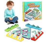 Tedious Plateau de Jeu de Multiplication,Jeu de société de Multiplication mathématique | Ensemble de Jeux de société mathématiques préscolaires - Jouet de comptage de Cartes numériques