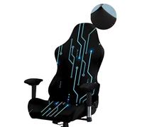 Tedkoo Housses de Chaise de Gaming, Housse de Protection élastique pour Fauteuil de Jeu, Motif imprimé, avec 2 accoudoirs, pour fauteuils de Course inclinables(Gaming Motif C)